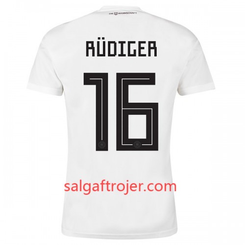 Tyskland Fodboldtrøjer Rudiger 16 Hjemmebanesæt VM 2018 Tyskland Fodboldtrøjer Rudiger 16 Hjemmebanesæt VM 2018